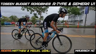 Bikecheck sa mga TOSEEK ROAD BIKES RTYPE amp GEMERA V1 nila Matthew amp Miguel Ugali [upl. by Free458]