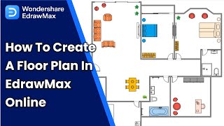 How to Create a Floor Plan in EdrawMax Online [upl. by Rengia]