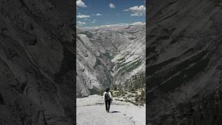 Hiking Half Dome 🏞️ yosemite halfdome cinematic [upl. by Messab]