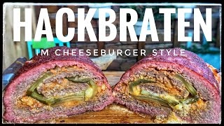 Hackbraten Cheeseburger Style vom Grill [upl. by Binetta914]