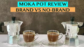 DIFFERENCES BETWEEN BRAND amp NOBRAND MOKA POTS FOR HOT COFFEE FEATURING 1CUP MOKA POTS [upl. by Pang]