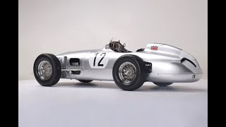 Scale model build MercedesBenz W196R stages 48 to 60 [upl. by Raynata]