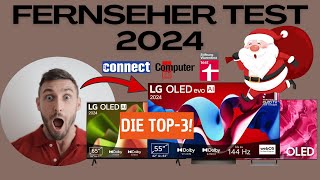 FERNSEHER TEST 2024  DIE BESTEN 3 PREISLEISTUNG [upl. by Ainitsirc]