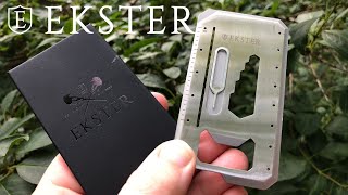 EKSTER Multi Tool Wallet Card  Credit Card MultiTool [upl. by Oberon]