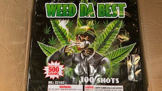 Weed Da Best 100 shots THANKS FOR THE 2K SUBS pyro Midwestpyro [upl. by Amaras]