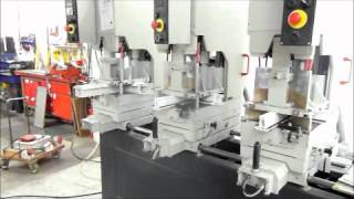 Elumatec 3 head transom welder Window Machinery [upl. by Hagar]