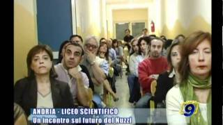 ANDRIA  Liceo scientifico un incontro sul futuro del Nuzzi [upl. by Yoong128]