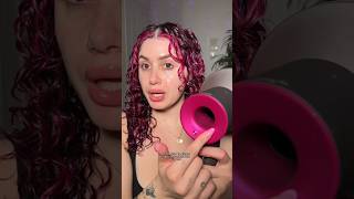 i promise you can diffuse without frizz💖✨ diffusingtutorial pinkcurlyhair pinkcurls [upl. by Anertal675]