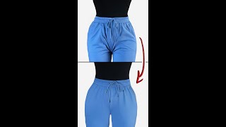 Best sewing tricks How to fix wrinkles on the crotch of pants Miarti 🧵✂️ [upl. by Georgette235]