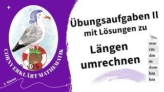 Längeneinheiten umwandeln Übungsaufgaben II Klasse 5 [upl. by Lezirg]