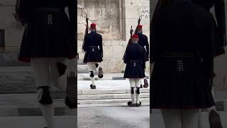 Evzones’ Ceremonial changing of the guards shorts greece trending elitesoldier evzone athens [upl. by Fem]