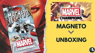 Magneto  Unboxing  Marvel Champions LCG Pack Eroe Hero Pack [upl. by Joscelin]