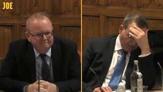 Ian Hislop and Private Eye journalist start reading out MPs gifts in select committee [upl. by Erihppas751]