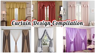 Curtain Design Compilation  Curtain Color Combination Ideas [upl. by Nevak]