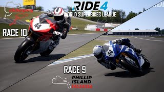 Ride 4  World Superbikes League Race 9 amp 10  Final Career Mode [upl. by Annohsal]