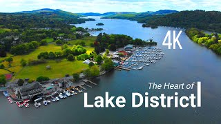 Windermere from the the bottom of the Lakeside up to Bowness [upl. by Sesilu]