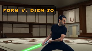 Star Wars Lightsaber Combat Form V Djem So Fan Made [upl. by Panther]