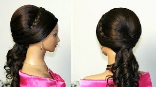 Curly wedding prom hairstyles for long hair [upl. by Montgomery515]