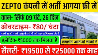 Zepto company jobs  salary 25000k  work pickerpackers zeptoAmazonflipkart lucknow kanpur [upl. by Chastain]