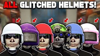 How To Get All Glitched Helmets In GTA 5 Online [upl. by Marigolde]