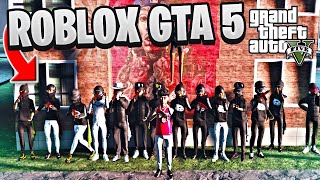 THIS ROBLOX HOOD GAME LOOKS EXACTLY LIKE GTA 5 MOST REALISTIC ROBLOX GAME [upl. by Teleya649]