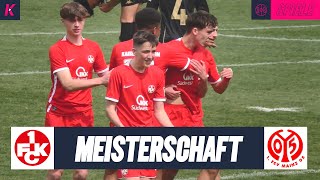 Spitzenspiel gegen Mainz Klärt der FCKNachwuchs die Meisterschaft  Kaiserslautern  Mainz U17 [upl. by Adirehs]