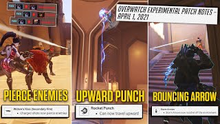 INSANE NEW ABILITIES  Overwatch April Fools Experimental Hero Update 2021 Gameplay [upl. by Ainud]