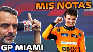 Mis notas del GP de Miami de F1 [upl. by Enelrats]