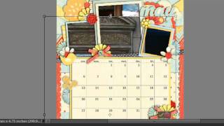 Making a Calendar with Digital Scrapbooking Quick Page Calendars [upl. by Leis]