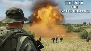 The Push for SaintPhillipe  Arma Reforger Event [upl. by Nyar]