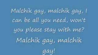 tATu  Malchik Gay English Version Lyrics [upl. by Ydnem]