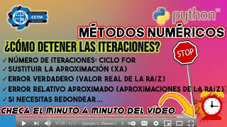 🛑  🐍 ¿Cómo detener las iteraciones en un programa  Ciclos For y While  Tipos errores  Python [upl. by Mur]