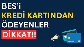 KREDİ KARTINDAN BES ÖDEYENLER SON GÜNE DİKKAT  Devlet Katkısı ve Fon Getirileri [upl. by Idola]