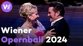 Wiener Opernball 2024  Teil II  Die Eröffnung in voller Länge [upl. by Nella666]