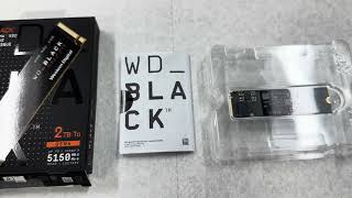 Unboxing External Portable NVMe SSD Enclosure and WD Black SN 770 2TB [upl. by Marcelia]