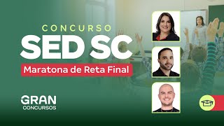 Concurso SED SC  Maratona de Reta Final [upl. by Ralina]