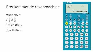 Breuken met de rekenmachine 3 VMBOKGT [upl. by Acirtap229]