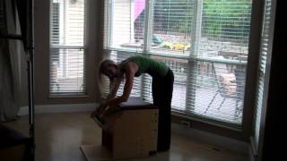 FLEXIBILITY Pilates Chair Hamstring Stretch Series [upl. by Pembroke]