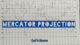 Mercator projection Calculation and drawing step by step [upl. by Nahk399]