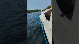 Dovekie Sailing in Rideau Waterway Near Jones Falls [upl. by Arodal]