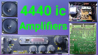 4440 ic amplifier  4440 double ic amplifier board connection  Electro Experiment 51 [upl. by Auberbach]