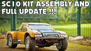 TEAM ASSOCIATED SC10 KIT ASSEMBLY AND FULL UPDATE [upl. by Eimme80]