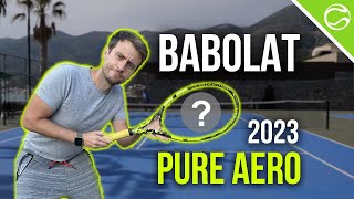 Babolat Pure Aero 2023 Racquet Unboxing Review and First Impressions [upl. by Karolyn]