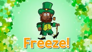 Leprechaun Run A St Patricks Day PE Experience  Brain Break  PhonicsMan Fitness [upl. by Othe]