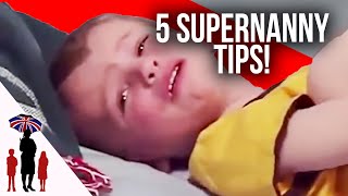 5 Essential Parenting Tips 3  Naughty Spot Pacifiers Household Chores amp More  Supernanny [upl. by Krug]