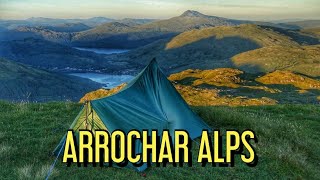 Arrochar Alps  Hike amp Mountain Wild Camp  The Brack [upl. by Aleacim]