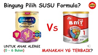 SUSU FORMULA anak ALERGI  Enfamil A Gentle Care Vs Morinaga BMT PHP  Manakah yg TERBAIK [upl. by Alilahk32]