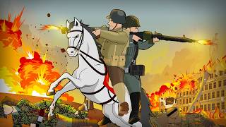 US Army amp Wehrmacht vs SS Epic Horse VIP Rescue Mission [upl. by Alegre]