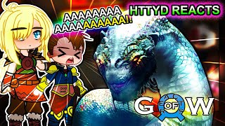 HTTYD Reacts to Hiccup as Kratos Part 22  GOW Ragnarök  Gacha Club React [upl. by Gomar]