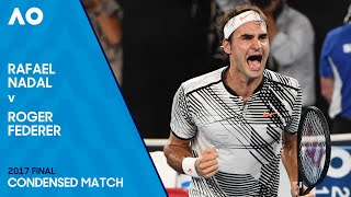 Roger Federer v Rafael Nadal Condensed Match  Australian Open 2017 Final [upl. by Lesde]